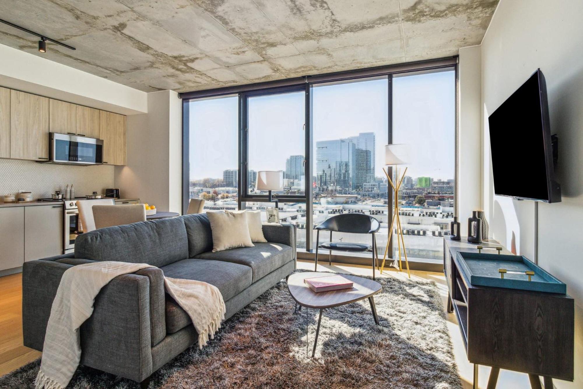 Contemporary City Living Apartments In Нэшвилл Экстерьер фото
